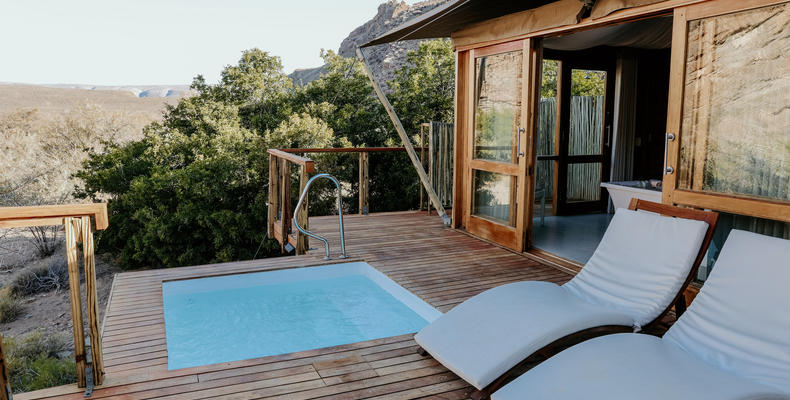 Dwyka Tented Lodge at Sanbona Wildlife Reserve
