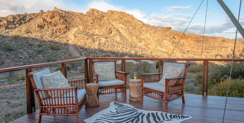 Dwyka Tented Lodge at Sanbona Wildlife Reserve
