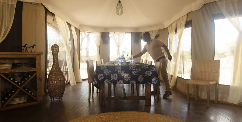 Olmara Camp - Mess Tent