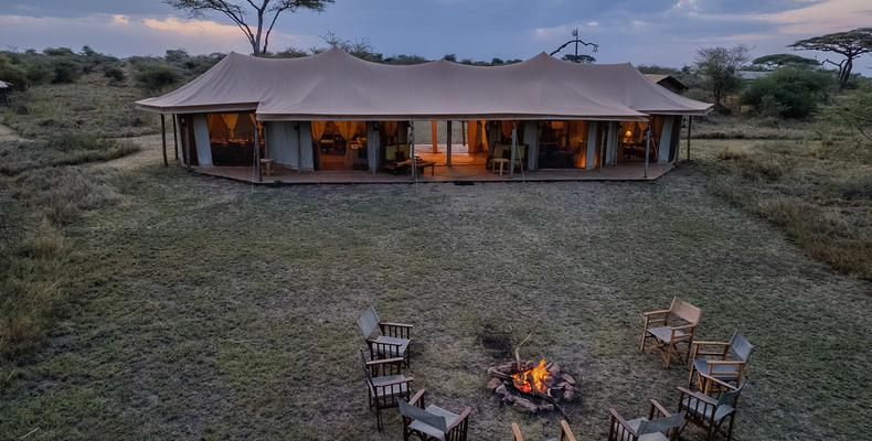 Olmara Camp - mess tent