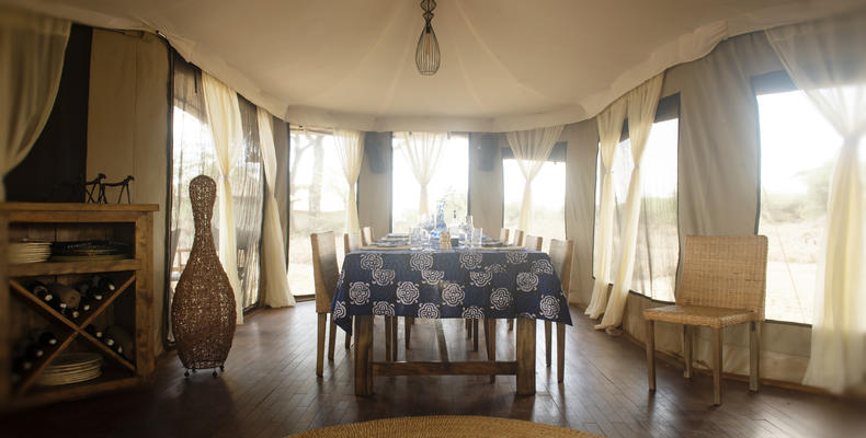 Olmara Camp - mess tent