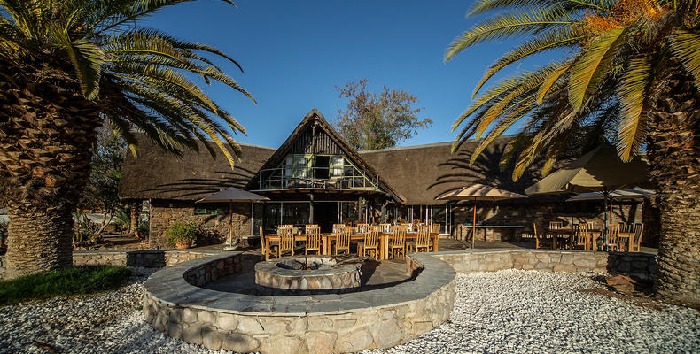 Main area and fire pit