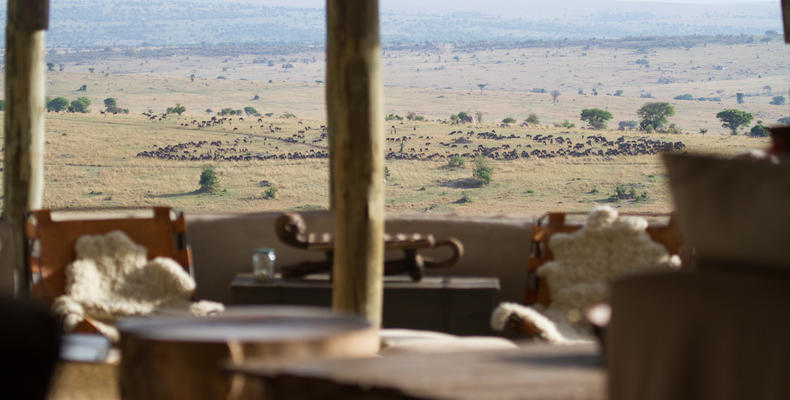 Migration viewing from camp