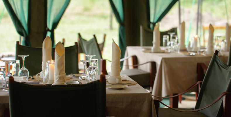 Dining tent