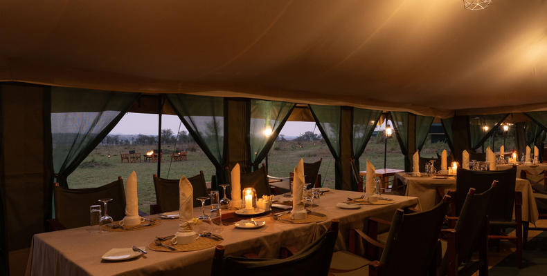 Dining tent