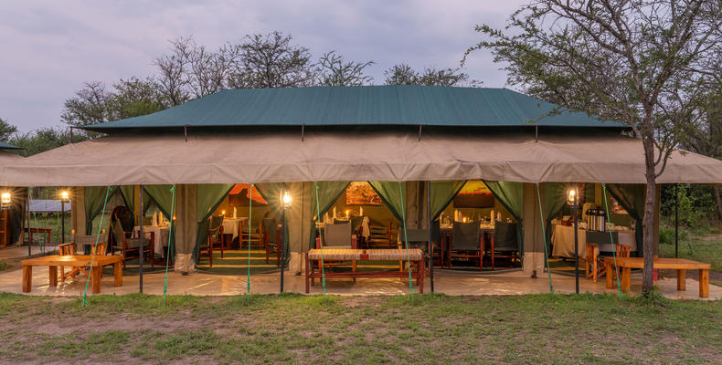 Dining tent