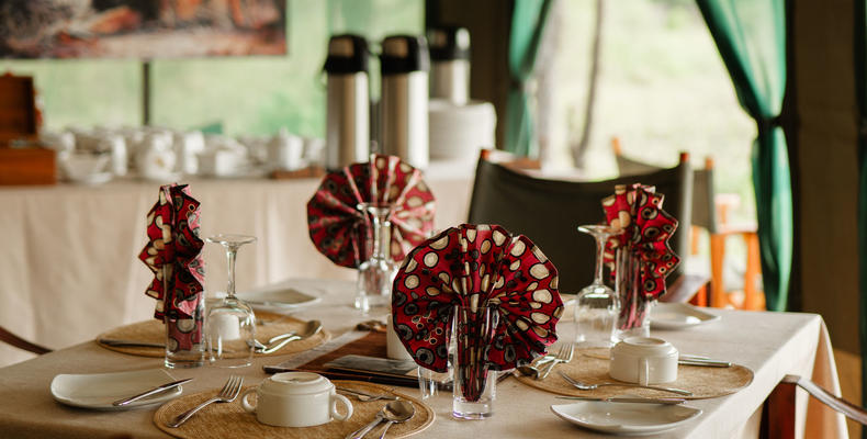 Dining tent
