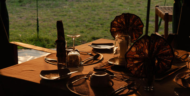 Dining tent
