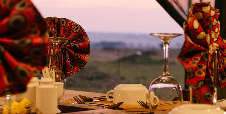 Dining tent