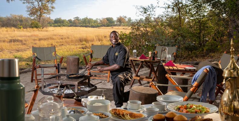 Selinda Explorers Camp Breakfast