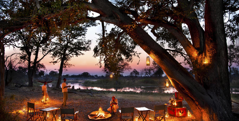 Preparing for Dinner at Selinda Explorers Camp