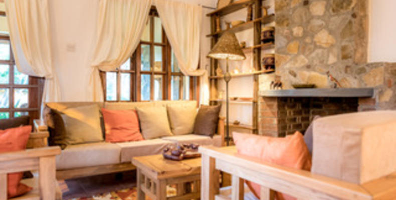 Family Cottage Lounge with fireplace