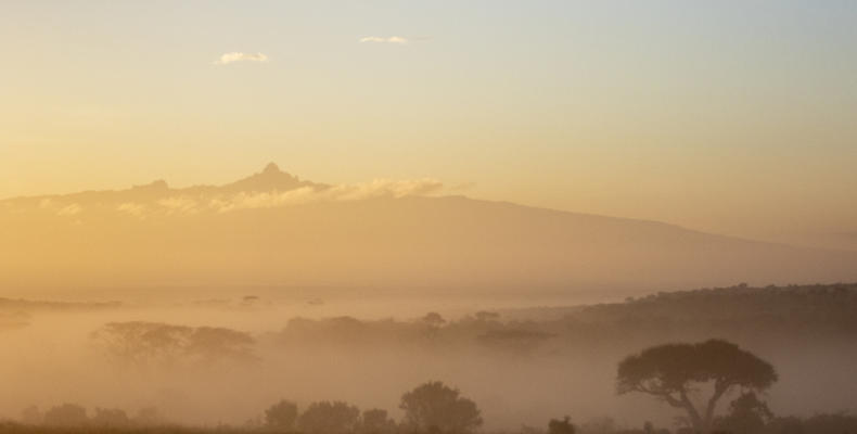 Sunrise over Mount Kenya