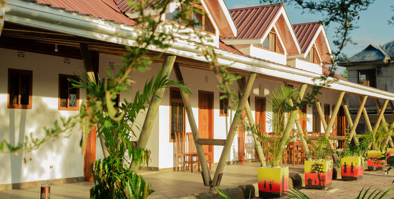 Lodge veranda