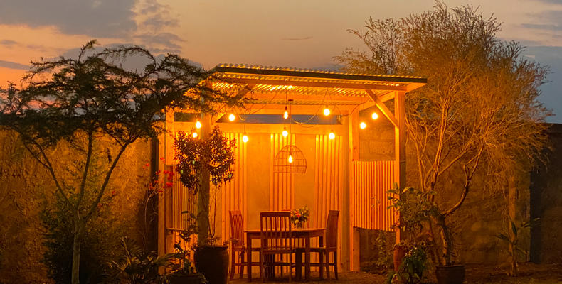 Grounds - gazebo dining area