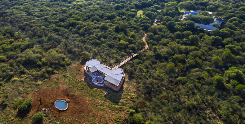 Morukuru Farm House - aerial view