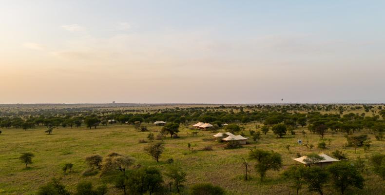 Aerial View of the Camp