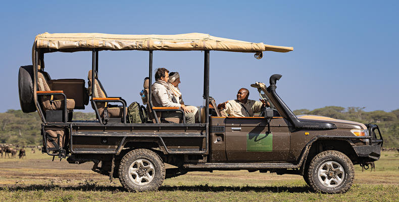 Luxury safari game drive