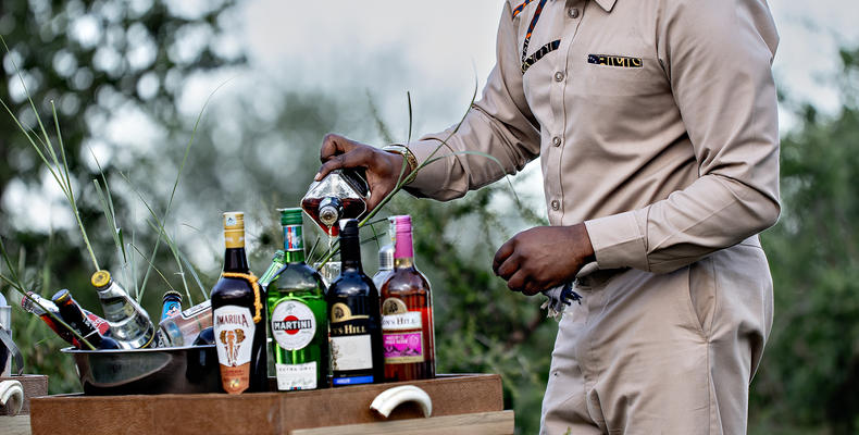 Experience Private waiter service in the bush