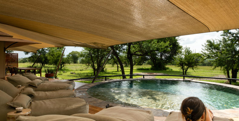 Asilia Africa - Sayari Retreat - Swimming Pool in shared Main Area