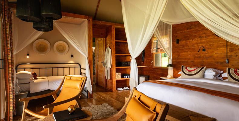 Asilia Africa - Sayari Retreat - Double Room with Day Bed