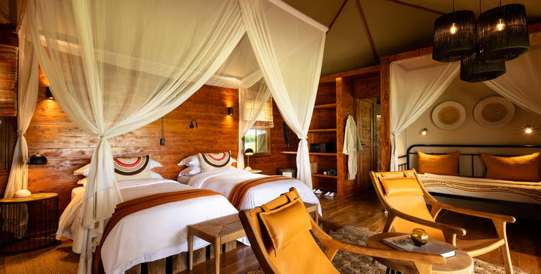 Asilia Africa - Sayari Retreat - Twin Room Interior