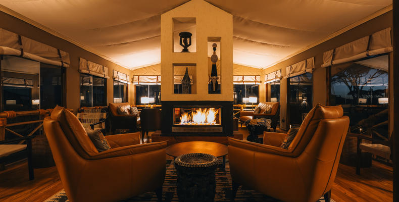 Inside the public area 