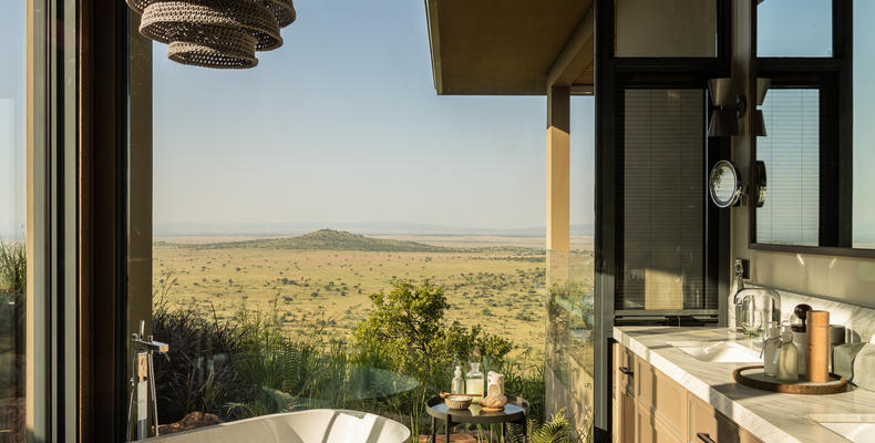 Singita Milele Junior Suite Bathroom