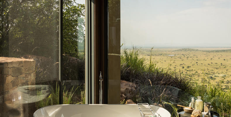 Singita Milele Junior Suite Bathroom