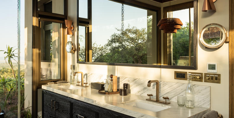 Singita Milele Suite Bathroom