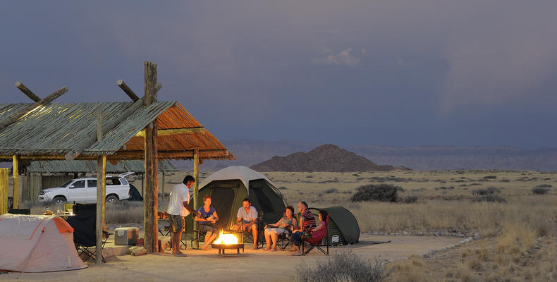 Camping at Sossus Oasis Camp Site