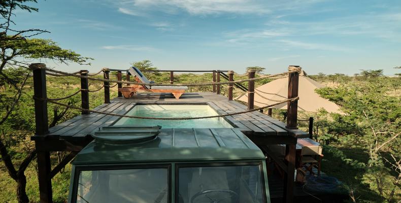 Mara Expedition Camp - Guest swimming pool