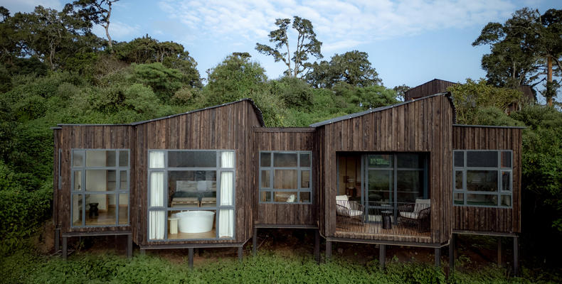 Exterior view of the Suites