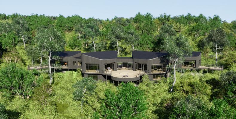 Exterior view of the Lodge