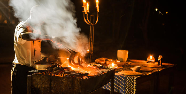 Dinner on the beach 