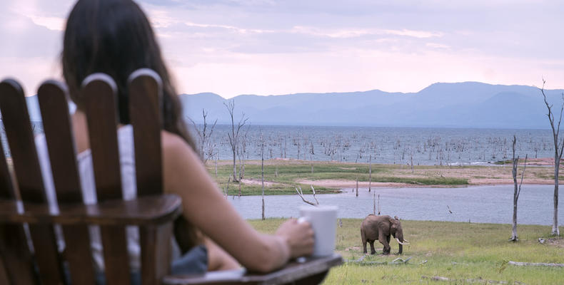 Changa Tea time with a view