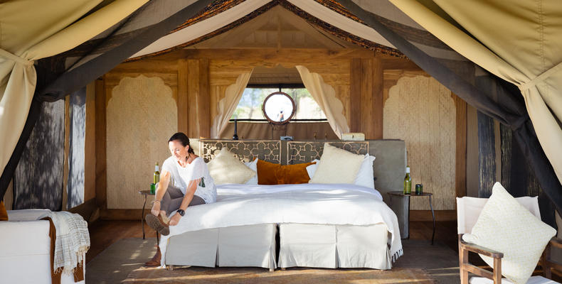 Lamai Client Tent - interior