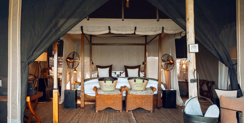 Luxury tented room