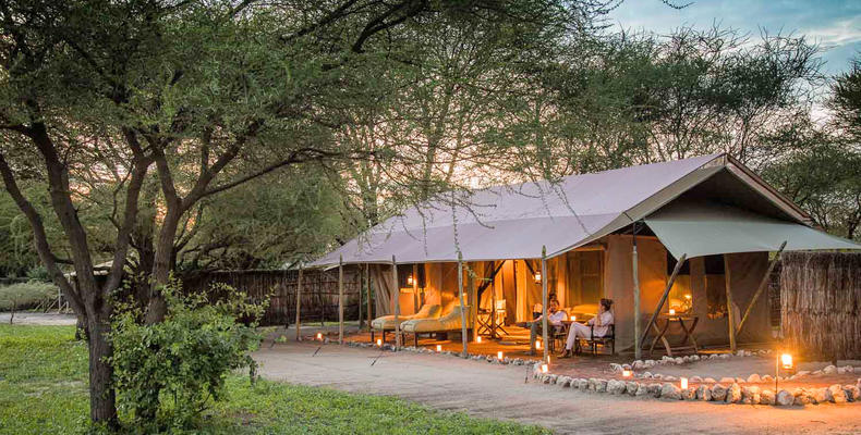 Luxury tented room