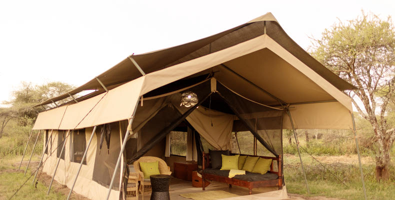 Ndutu Wilderness Camp tents 