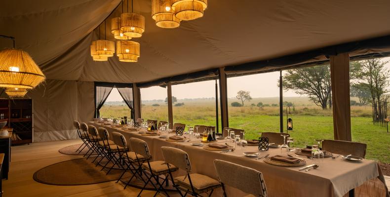 Ubuntu camp - Dinner setup