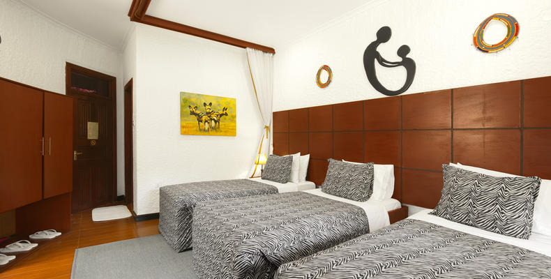 Spacious triple room