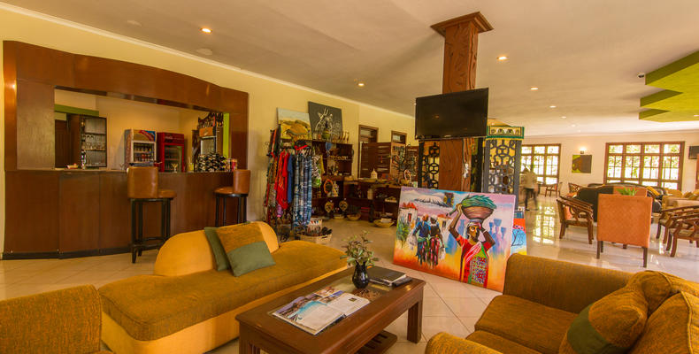 Lounge area in main building