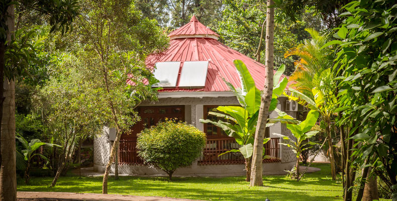 Solar powered chalets