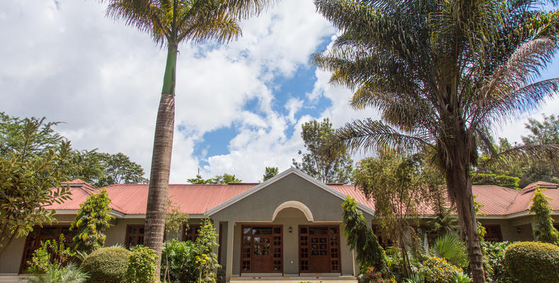 Main building as viewed on arrival