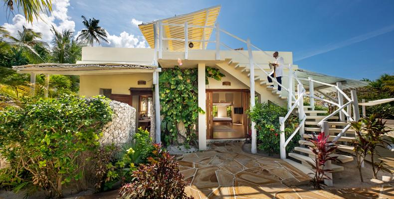 Beachfront one-bedroom villa