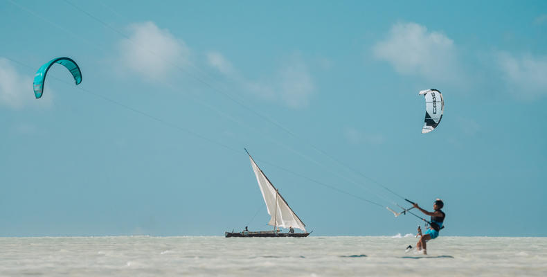 Learn kitesurfing in top conditions