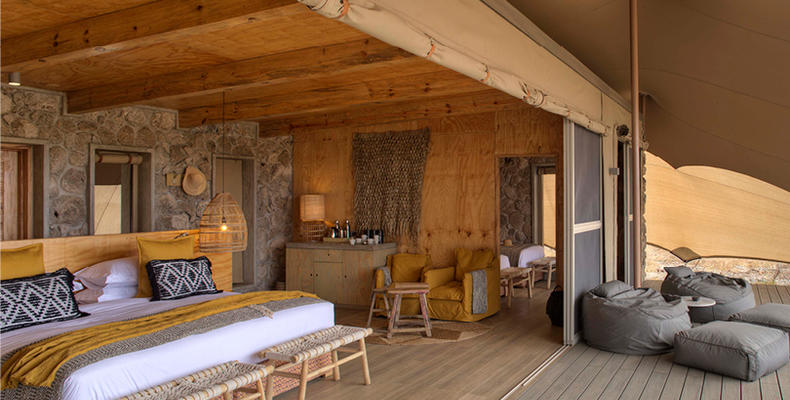 Namiri Plains - Family Tent Rooms Deck