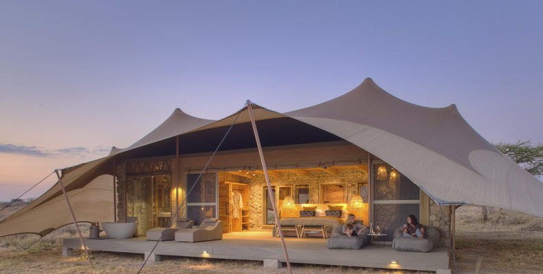 Namiri Plains - Tent Exterior