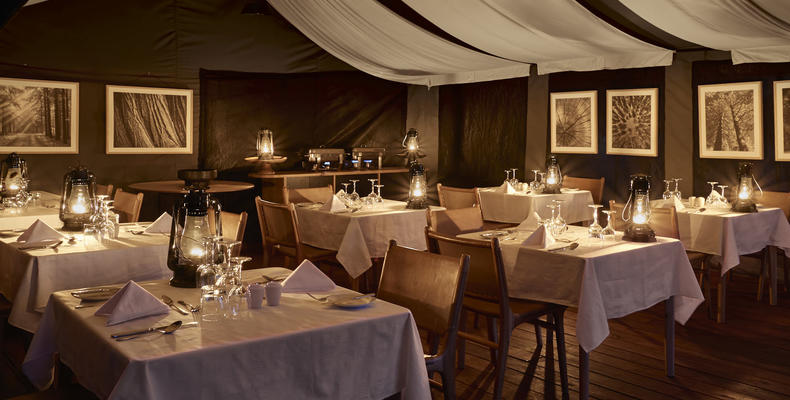 Tent dining